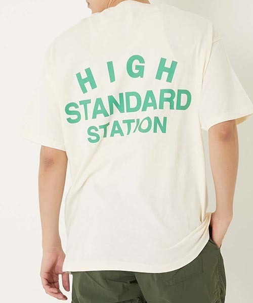 HIGH! STANDARD(ハイスタンダード)の「13 STANDARD STATION ショートスリーブTシャツ(Tシャツ/カットソー・メンズ・クリーム/チャコール/ネイビー/ブラック/ホワイト・L/XL/S/M)」の17枚目の写真