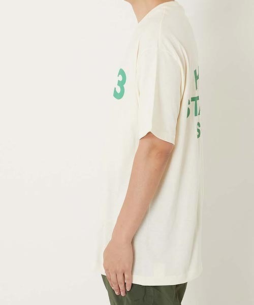 HIGH! STANDARD(ハイスタンダード)の「13 STANDARD STATION ショートスリーブTシャツ(Tシャツ/カットソー・メンズ・クリーム/チャコール/ネイビー/ブラック/ホワイト・L/XL/S/M)」の16枚目の写真