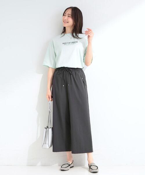 SHOO・LA・RUE(シューラルー)の「【S-LL/洗濯機可/セットアップ可】着丈選べる 軽凛(かろりん) ひんやりフラップイージーパンツ(その他パンツ・レディース・チャコールグレー/ブラウン系8/ブラウン系その他/ライトベージュ/ブラック/ネイビー系5/ブルー系7・40/38/42/36/04/03/02/01)」の19枚目の写真