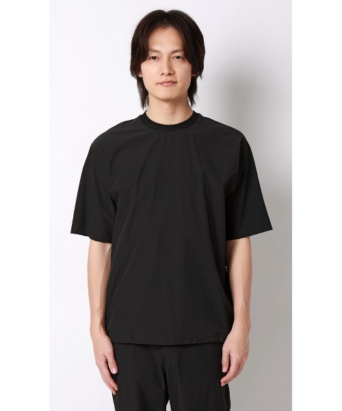 AOYAMA(アオヤマ)の「半袖Tシャツ【マルチウェイ】【セットアップ着用可】(Tシャツ/カットソー・メンズ・チャコールグレー/ブラック・S/LL/L/M)」の3枚目の写真