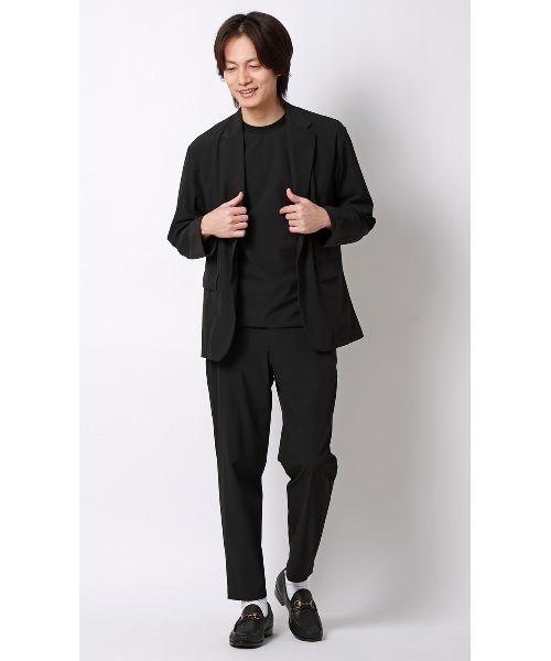 AOYAMA(アオヤマ)の「半袖Tシャツ【マルチウェイ】【セットアップ着用可】(Tシャツ/カットソー・メンズ・チャコールグレー/ブラック・S/LL/L/M)」の14枚目の写真