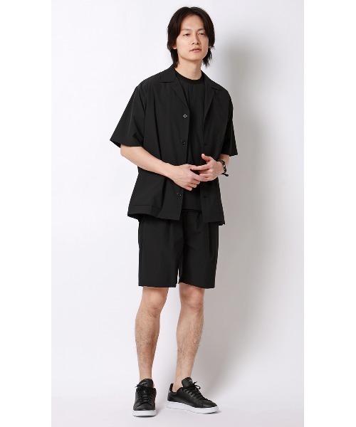 AOYAMA(アオヤマ)の「半袖Tシャツ【マルチウェイ】【セットアップ着用可】(Tシャツ/カットソー・メンズ・チャコールグレー/ブラック・S/LL/L/M)」の15枚目の写真