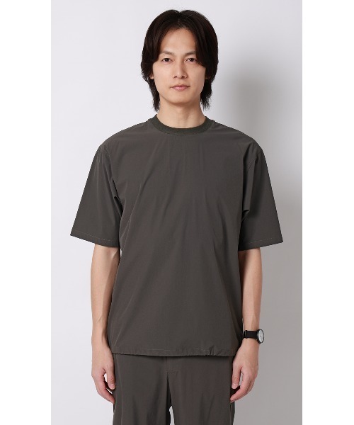 AOYAMA(アオヤマ)の「半袖Tシャツ【マルチウェイ】【セットアップ着用可】(Tシャツ/カットソー・メンズ・チャコールグレー/ブラック・S/LL/L/M)」の16枚目の写真