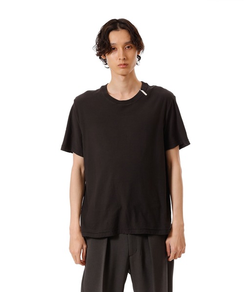 ATTACHMENT（アタッチメント）の「37/1 ラフィージャージー スリムフィット S/S TEE / 37/1 RAFFY JERSEY SLIM FIT S/S TEE（Tシャツ/カットソー・メンズ・ホワイト/ライトグリーン/ブラック・1/2/3/4）」の2枚目の写真