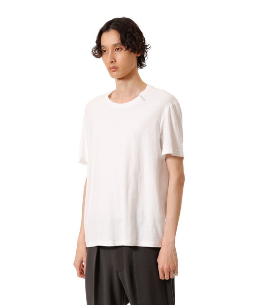 ATTACHMENT（アタッチメント）の「37/1 ラフィージャージー スリムフィット S/S TEE / 37/1 RAFFY JERSEY SLIM FIT S/S TEE（Tシャツ/カットソー・メンズ・ホワイト/ライトグリーン/ブラック・1/2/3/4）」の4枚目の写真