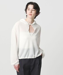 ＜MARW UNITED ARROWS＞メッシュ フーデッド プルオーバー