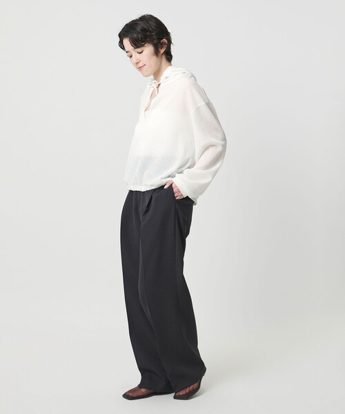 MARW UNITED ARROWS(マルゥ ユナイテッドアローズ)の「<MARW UNITED ARROWS>メッシュ フーデッド プルオーバー(パーカー・レディース・イエロー/ホワイト/ブラック・FREE)」の6枚目の写真