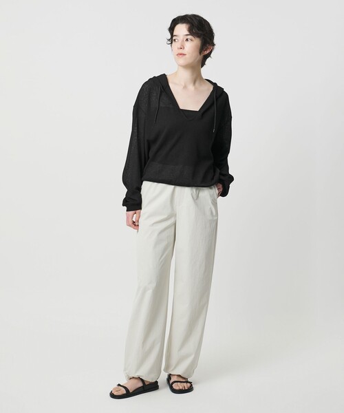 MARW UNITED ARROWS(マルゥ ユナイテッドアローズ)の「<MARW UNITED ARROWS>メッシュ フーデッド プルオーバー(パーカー・レディース・イエロー/ホワイト/ブラック・FREE)」の8枚目の写真