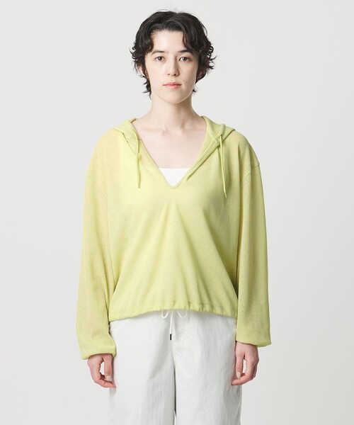 MARW UNITED ARROWS(マルゥ ユナイテッドアローズ)の「<MARW UNITED ARROWS>メッシュ フーデッド プルオーバー(パーカー・レディース・イエロー/ホワイト/ブラック・FREE)」の12枚目の写真