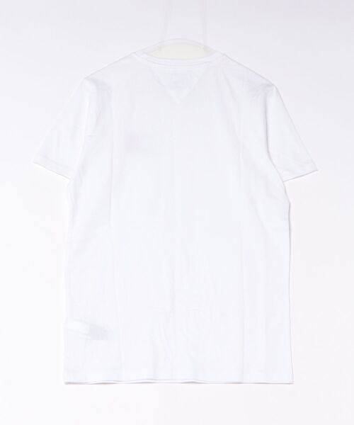 TOMMY HILFIGER(トミーヒルフィガー)の「TOMMY HILFIGER フラッグロゴTシャツ(Tシャツ/カットソー・メンズ・ホワイト/ブラック・MEDIUM/LARGE/SMALL)」の3枚目の写真