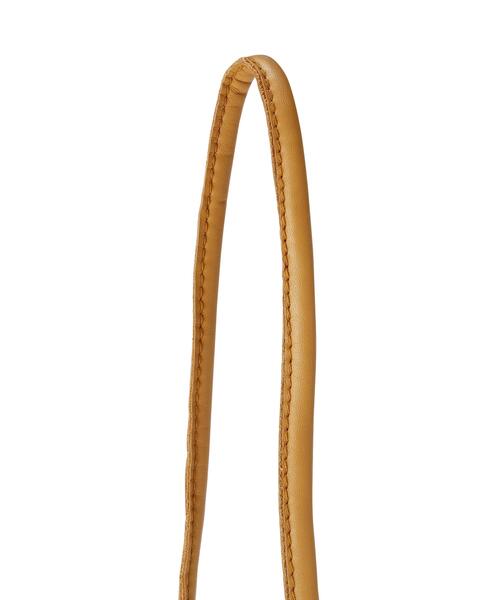 NATURAL BEAUTY BASIC(ナチュラルビューティーベーシック)の「TARANGOジュートバケットバッグ(ショルダーバッグ・レディース・ベージュ/ピンク・フリ-)」の10枚目の写真