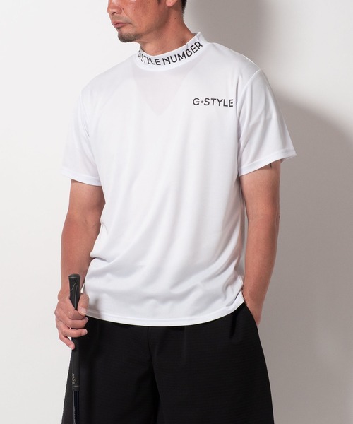 BAYBLO(ベイブロ)の「(SA) ドライ モックネック ロゴプリント 半袖Tシャツ(Tシャツ/カットソー・メンズ・ブルー系1/ブラック系2/ネイビー系2/グリーン系1/ブラック系1/グレー系1/ネイビー系1/ブラック系3/ホワイト系1/ホワイト系2/グレー系2・M/L/LL)」の19枚目の写真
