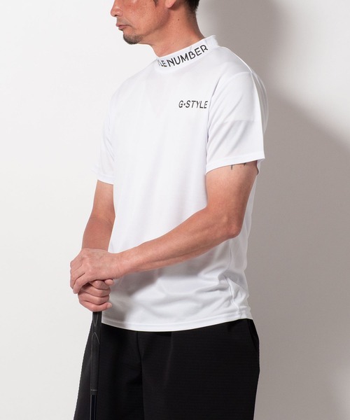 BAYBLO(ベイブロ)の「(SA) ドライ モックネック ロゴプリント 半袖Tシャツ(Tシャツ/カットソー・メンズ・ブルー系1/ブラック系2/ネイビー系2/グリーン系1/ブラック系1/グレー系1/ネイビー系1/ブラック系3/ホワイト系1/ホワイト系2/グレー系2・M/L/LL)」の20枚目の写真