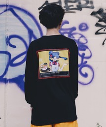 8bitチャイナガールロングTシャツ