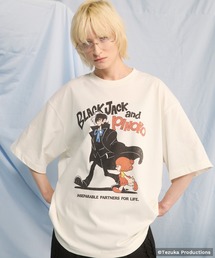 《UNISEX》【TEZUKA CHARACTERS for MAISON SPECIAL Vol.2】- Various Characters - Prime-Over Crew Neck Graphic T-Shirt/- ヴェアリアス・キャラクターズ - プライムオーバークルーネックグラフィックTシャツ【MAISON SPECIAL/メゾンスペシャル】