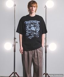 MAISON SPECIAL（メゾンスペシャル）の「《UNISEX》【TEZUKA CHARACTERS for MAISON SPECIAL Vol.2】- Various Characters - Prime-Over Crew Neck Graphic T-Shirt/- ヴェアリアス・キャラクターズ - プライムオーバークルーネックグラフィックTシャツ【MAISON SPECIAL/メゾンスペシャル】（Tシャツ/カットソー）」