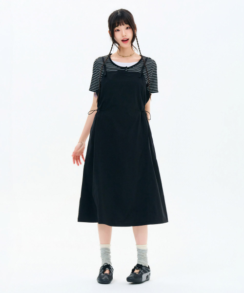 CHASECULT（チェイスカルト）の「女性ストレッチビスチェワンピース-FBRG6176C03（ワンピース・レディース・ブラック・FRE）」の3枚目の写真