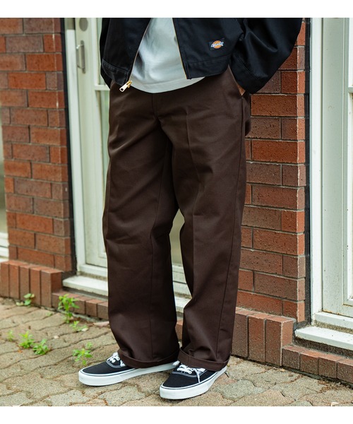Dickies（ディッキーズ）の「Dickies/ディッキーズ 877 ワークパンツ ルーズフィット レングス30インチ（その他パンツ・メンズ・ダークブラウン/ネイビー/カーキ/ブラック/チャコールグレー・28/30/32/34/36/38）」の3枚目の写真