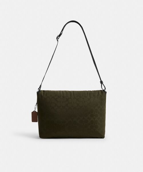 COACH(コーチ)の「メッセンジャー・シグネチャー ナイロン(メッセンジャーバッグ・メンズ・グリーン系その他・ONE)」の3枚目の写真