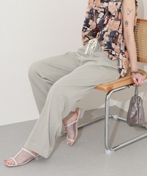 lauleaピグメント加工プルオンパンツ