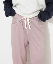 lauleaピグメント加工プルオンパンツ