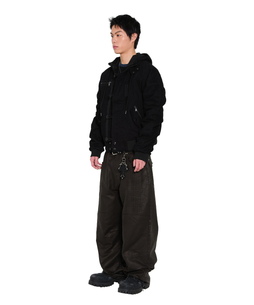 AAKAM(アーカム)の「Button Placket Cotton Ma-1 Jacket (Black)(ブルゾン・レディース・その他・1/2)」の9枚目の写真