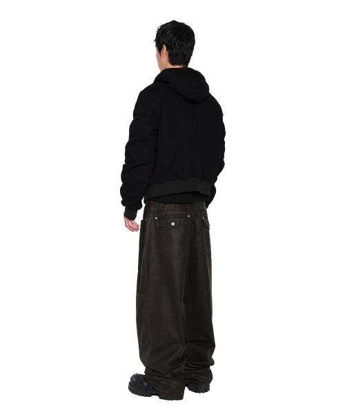 AAKAM(アーカム)の「Button Placket Cotton Ma-1 Jacket (Black)(ブルゾン・レディース・その他・1/2)」の10枚目の写真
