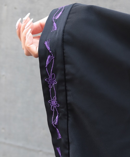 REZEN(リゼン)の「和傘刺繍和袖シャツ(シャツ/ブラウス・メンズ・ターコイズブルー/レッドパープル/ローズ・MEDIUM/LARGE)」の6枚目の写真