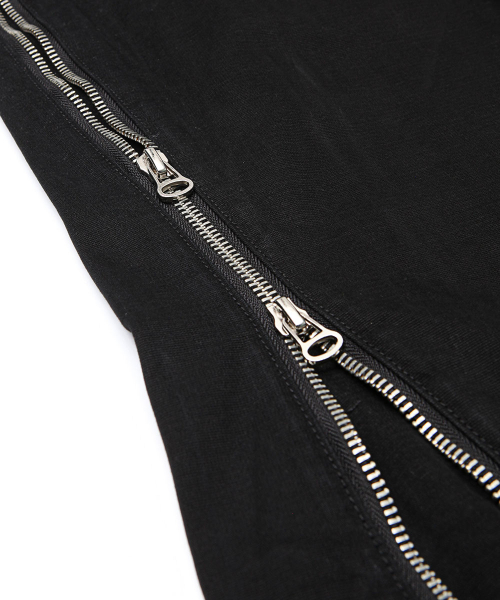 SCHISM INDUCING（スキズムインデューシング）の「CONVERTIBLE ZIP UP JEANS BLACK（デニムパンツ・レディース・その他・MEDIUM/LARGE）」の4枚目の写真