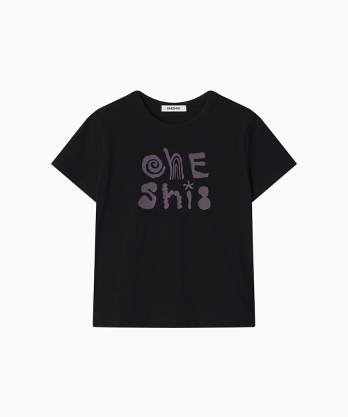 OHESHIO(オヘシオ)の「ART LOGO T-SHIRT, BLACK(Tシャツ/カットソー・レディース・その他・FREE)」の8枚目の写真