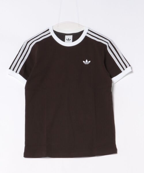 ADIDAS ｳｪｱ アディダス W 3STRIPES TEE(GFX INJ) ショートスリーブ