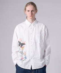 rehacer : Botanical Box Oxford Shirt / ボタニカル ボックス オックスフォード シャツ
