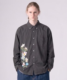 rehacer : Botanical Box Oxford Shirt / ボタニカル ボックス オックスフォード シャツ