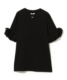 袖 レース フリル Tシャツ