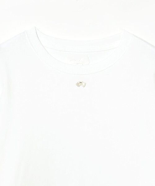 BEAMS COUTURE(ビームスクチュール)の「袖 レース フリル Tシャツ(Tシャツ/カットソー・レディース・ホワイト/ブラック・ONE SIZE)」の12枚目の写真