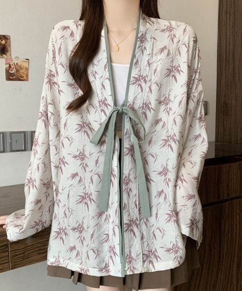 AMAJI(アマジ)の「ルーズシルエット マオカラー 長袖シャツ(シャツ/ブラウス・レディース・マルチ・X-LARGE/LARGE/MEDIUM)」の3枚目の写真