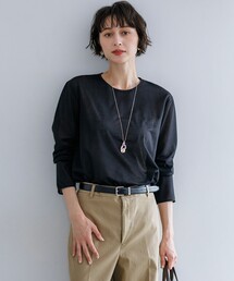 シアー ロングスリーブ Tシャツ