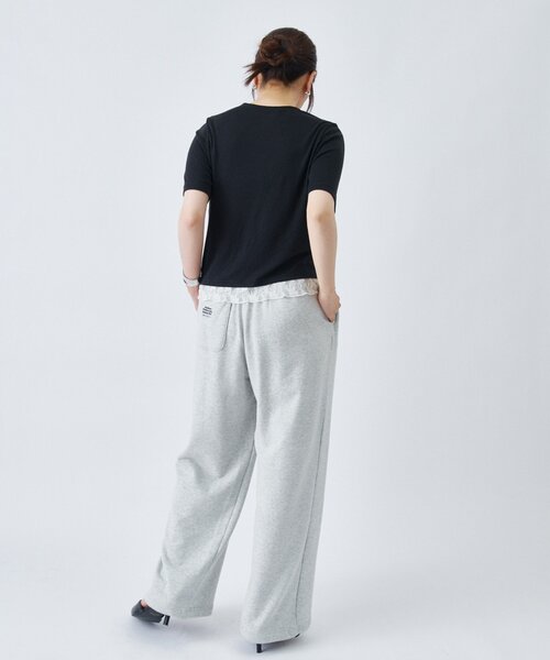 COLONY 2139(コロニートゥーワンスリーナイン)の「レースドッキングカーディガン(Tシャツ/カットソー・レディース・ブラック/グレー・FREE)」の21枚目の写真