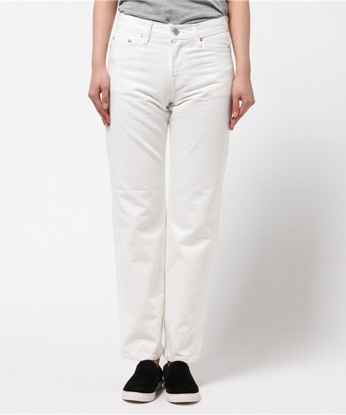 Traditional Weatherwear（トラディショナルウェザーウェア）の「BF デニム スキニー（デニムパンツ・レディース・ホワイト・MEDIUM/SMALL/LARGE/X-SMALL）」の2枚目の写真