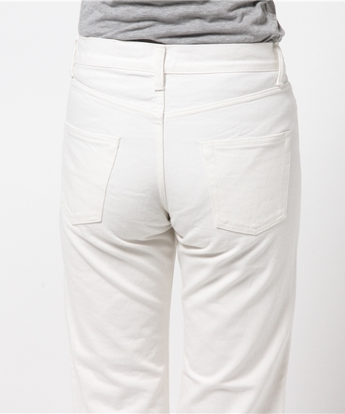 Traditional Weatherwear（トラディショナルウェザーウェア）の「BF デニム スキニー（デニムパンツ・レディース・ホワイト・MEDIUM/SMALL/LARGE/X-SMALL）」の6枚目の写真