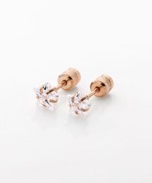 【サージカルステンレス】ステンレス製ネジロック式ピアス
