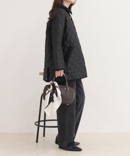 Traditional Weatherwear（トラディショナルウェザーウェア）の「《別注》【Traditional WeatherWear】WAVERLY A-LINE MIDDLE（その他アウター・レディース・ブラック/ネイビー・34/32）」の4枚目の写真