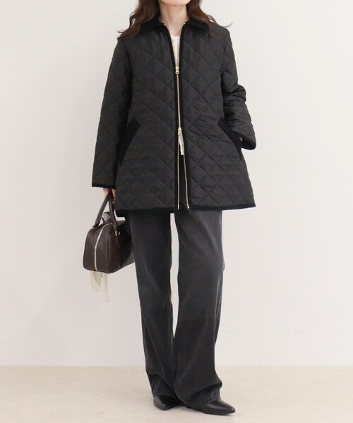 Traditional Weatherwear（トラディショナルウェザーウェア）の「《別注》【Traditional WeatherWear】WAVERLY A-LINE MIDDLE（その他アウター・レディース・ブラック/ネイビー・34/32）」の13枚目の写真