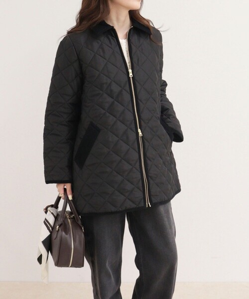 Traditional Weatherwear（トラディショナルウェザーウェア）の「《別注》【Traditional WeatherWear】WAVERLY A-LINE MIDDLE（その他アウター・レディース・ブラック/ネイビー・34/32）」の15枚目の写真