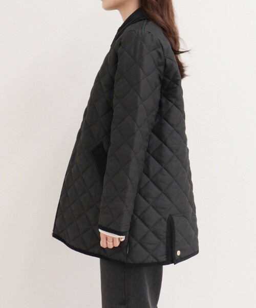 Traditional Weatherwear（トラディショナルウェザーウェア）の「《別注》【Traditional WeatherWear】WAVERLY A-LINE MIDDLE（その他アウター・レディース・ブラック/ネイビー・34/32）」の17枚目の写真