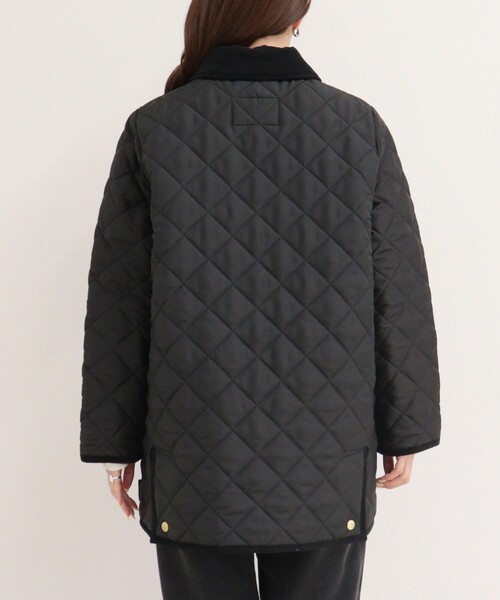 Traditional Weatherwear（トラディショナルウェザーウェア）の「《別注》【Traditional WeatherWear】WAVERLY A-LINE MIDDLE（その他アウター・レディース・ブラック/ネイビー・34/32）」の18枚目の写真