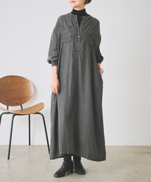 《新色グレーZOZO先行販売》デニムシャツワンピ