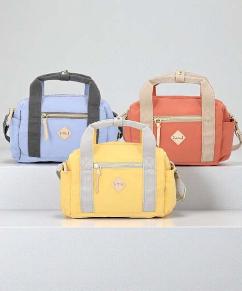 anello GRANDE(アネログランデ)の「anello GRANDE レトロポップ 2WAYミニボストン(ショルダーバッグ・レディース・ブルーグレー/ブラック・XXXS)」の16枚目の写真