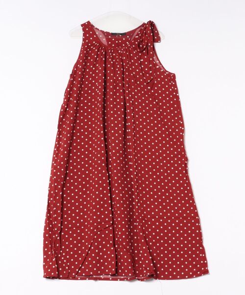 Ritzy(リッツィー)の「多花柄 ノースリーブワンピース(ワンピース・レディース・ブラック系1/ブラウン系1/レッド・FREE)」の10枚目の写真