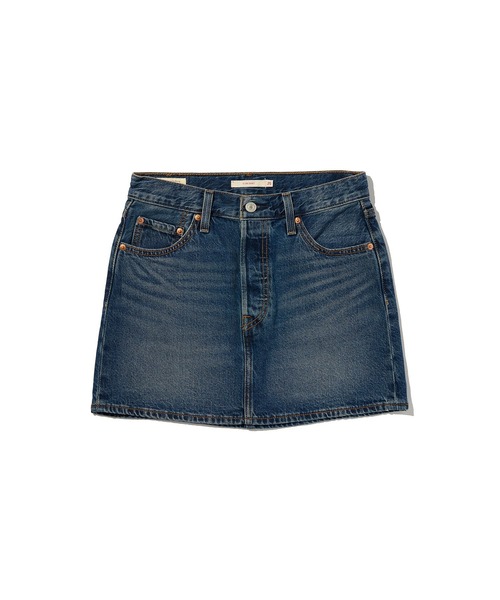 Levi's(リーバイス)の「Levi's/リーバイス ICON デニム スカート(デニムスカート・レディース・ダークインディゴブルー・26inch/25inch/24inch/23inch/28inch/27inch)」の5枚目の写真